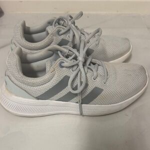 Adidas Light Gray Blue Cloudfoam Sneakers